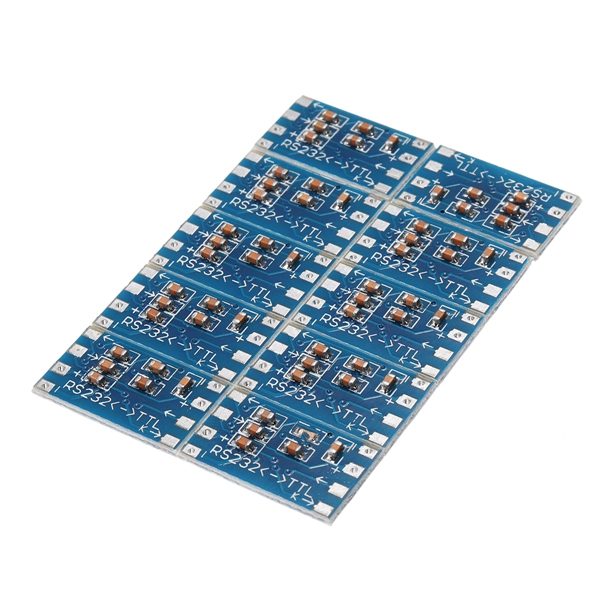 Yadianna 3-5V RS232 To TTL Converter Adaptor Board Serial Port Module MAX3232 Integrated Circuit Board 2 PCS 