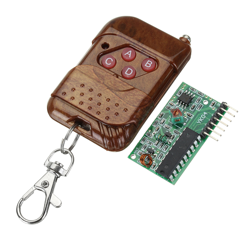 Details about  / 315MHz 4 CH Key Wireless Remote Control Receiver Module 2262//2272 IC For Arduino