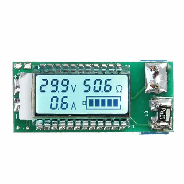 26650 18650 Digital Lithium Li-ion Battery Tester Meter Capacity/Voltage/Ohm/Amp