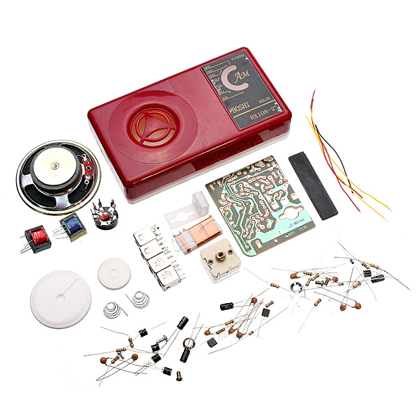 Yadianna Breadboard AM Radio Electronic Learning Kit Electronic DIY Kit DIY kit