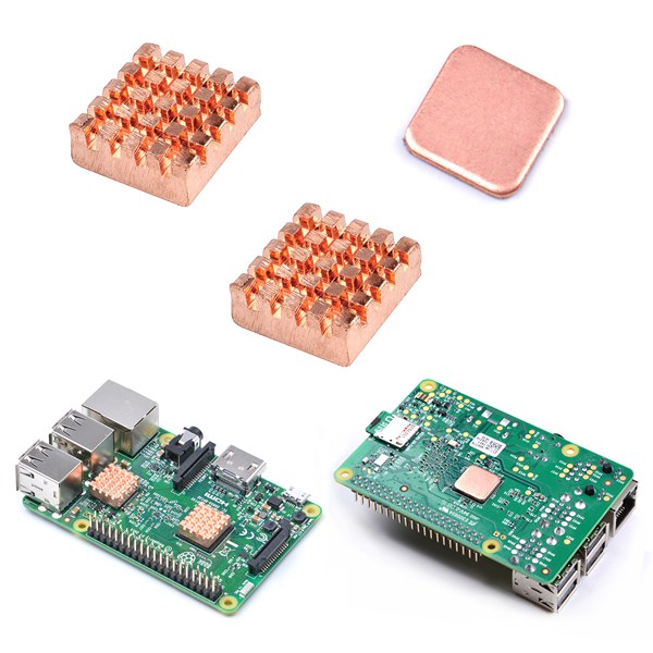 ffzhushengmy Electronics Module Parts Raspberry Pi 2/3 Copper Heat Sink Heat Sink 15Pcs
